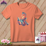 MyDesigns Physical Item S / Heather Sunset Flippin Around Quilter ~ Relaxed Fit Tee