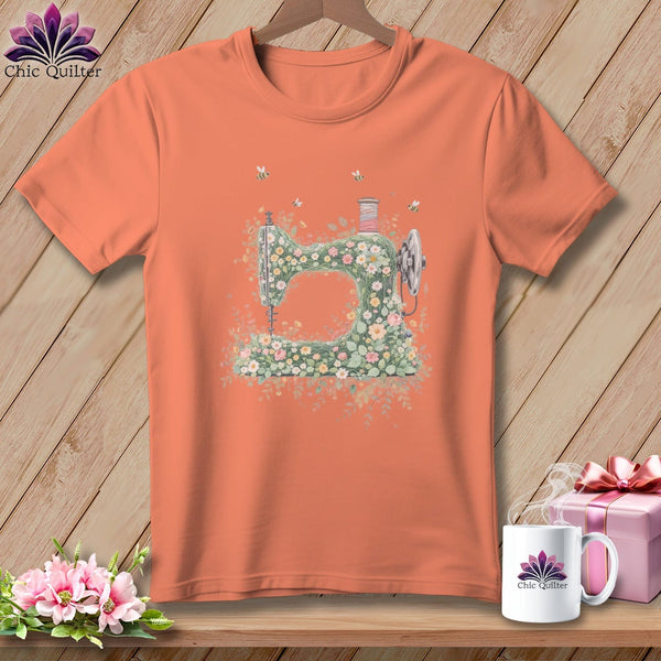 MyDesigns Physical Item S / Heather Sunset Garden Stitcher ~ Relaxed Fit Tee
