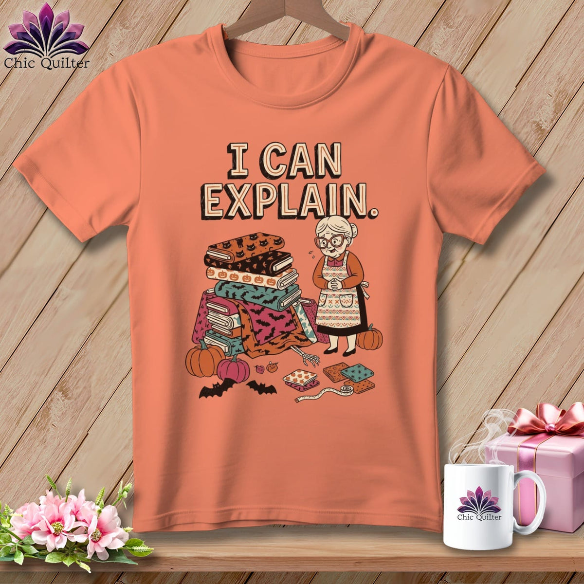 MyDesigns Physical Item S / Heather Sunset I CAN EXPLAIN. ~ Relaxed Fit Tee