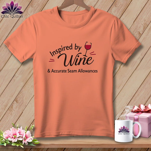 MyDesigns Physical Item S / Heather Sunset Inspired by Wine ~ Relaxed Fit Tee