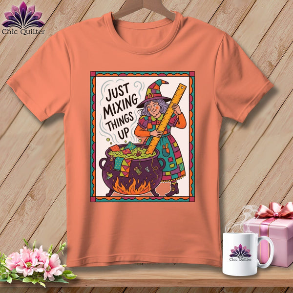 MyDesigns Physical Item S / Heather Sunset Just Mixing Things Up ~ Relaxed Fit Tee