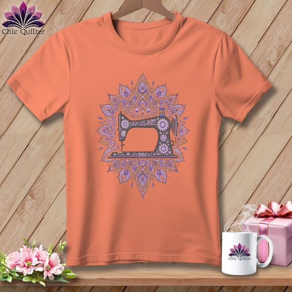 MyDesigns Physical Item S / Heather Sunset Mandala Maker ~ Relaxed Fit Tee