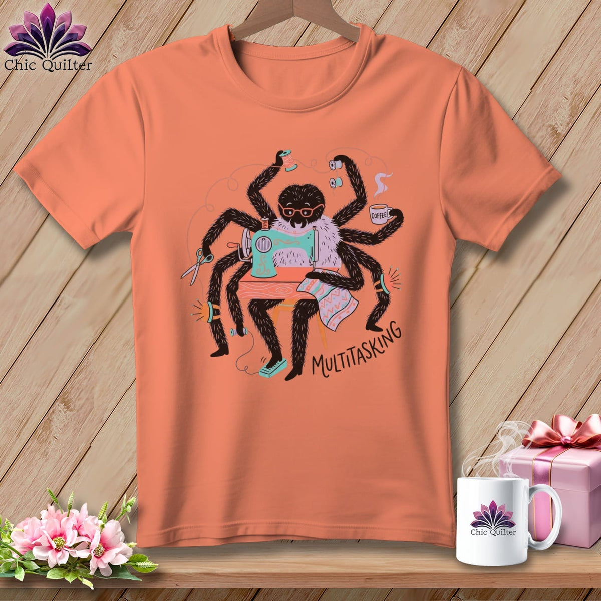 MyDesigns Physical Item S / Heather Sunset Multitasking ~ Relaxed Fit Tee