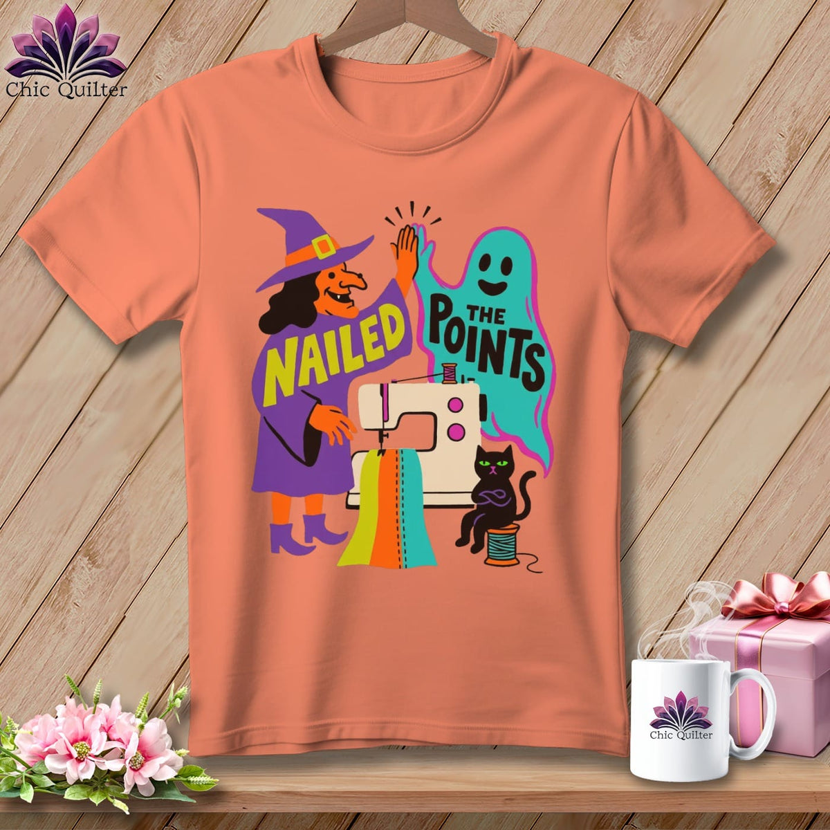 MyDesigns Physical Item S / Heather Sunset Nailed the Points ~ Relaxed Fit Tee