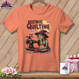 MyDesigns Physical Item S / Heather Sunset Nightmare Quilting ~ Relaxed Fit Tee