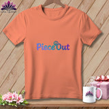 MyDesigns Physical Item S / Heather Sunset Peace Out Embroidered ~ Relaxed Fit Tee