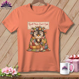 MyDesigns Physical Item S / Heather Sunset Penny's Cozy Quilt Cocoon ~ Relaxed Fit Tee