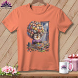 MyDesigns Physical Item S / Heather Sunset Penny's Midnight Quilting Hour ~ Relaxed Fit Tee