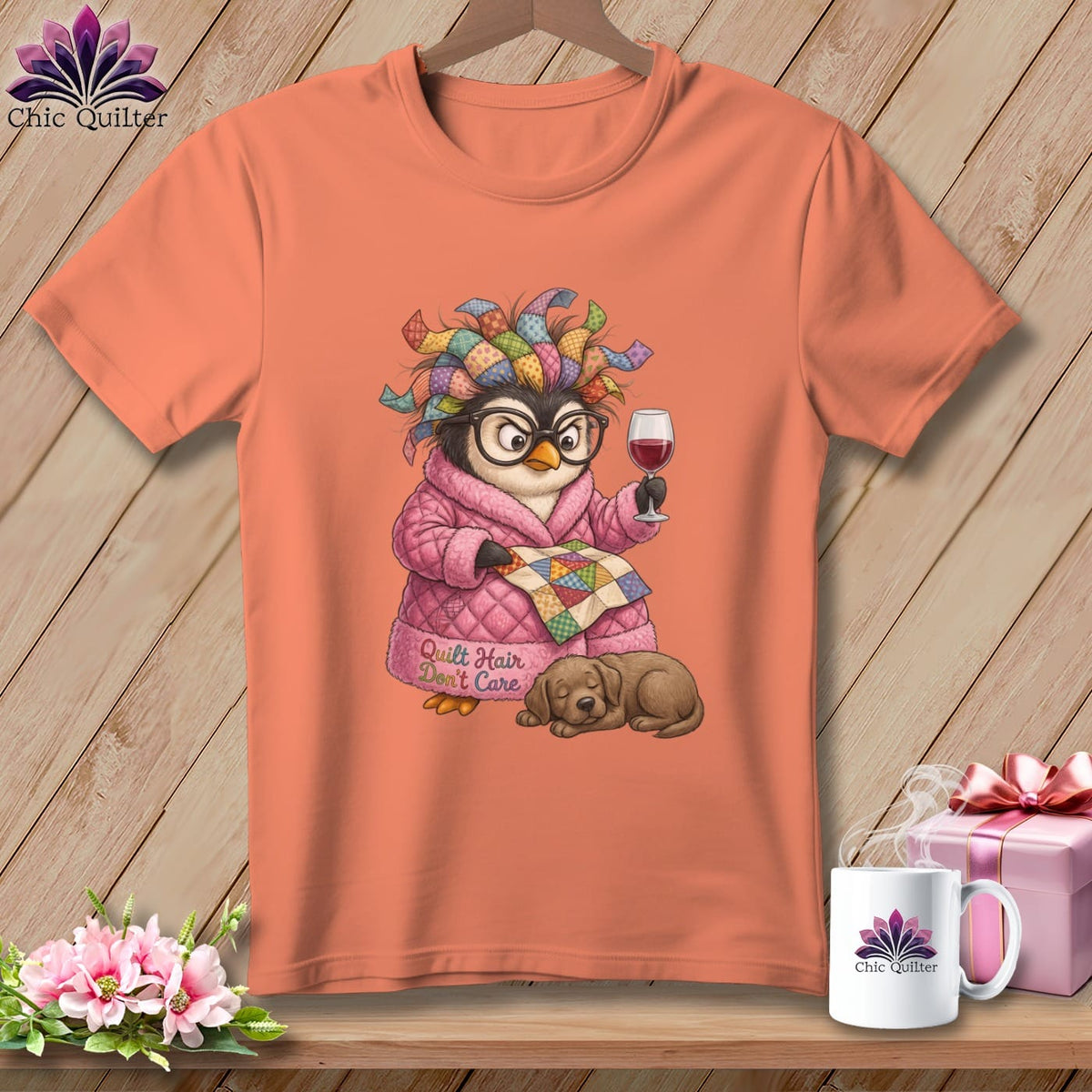 MyDesigns Physical Item S / Heather Sunset Penny's Wine and Whipstitch Night ~ Relaxed Fit Tee