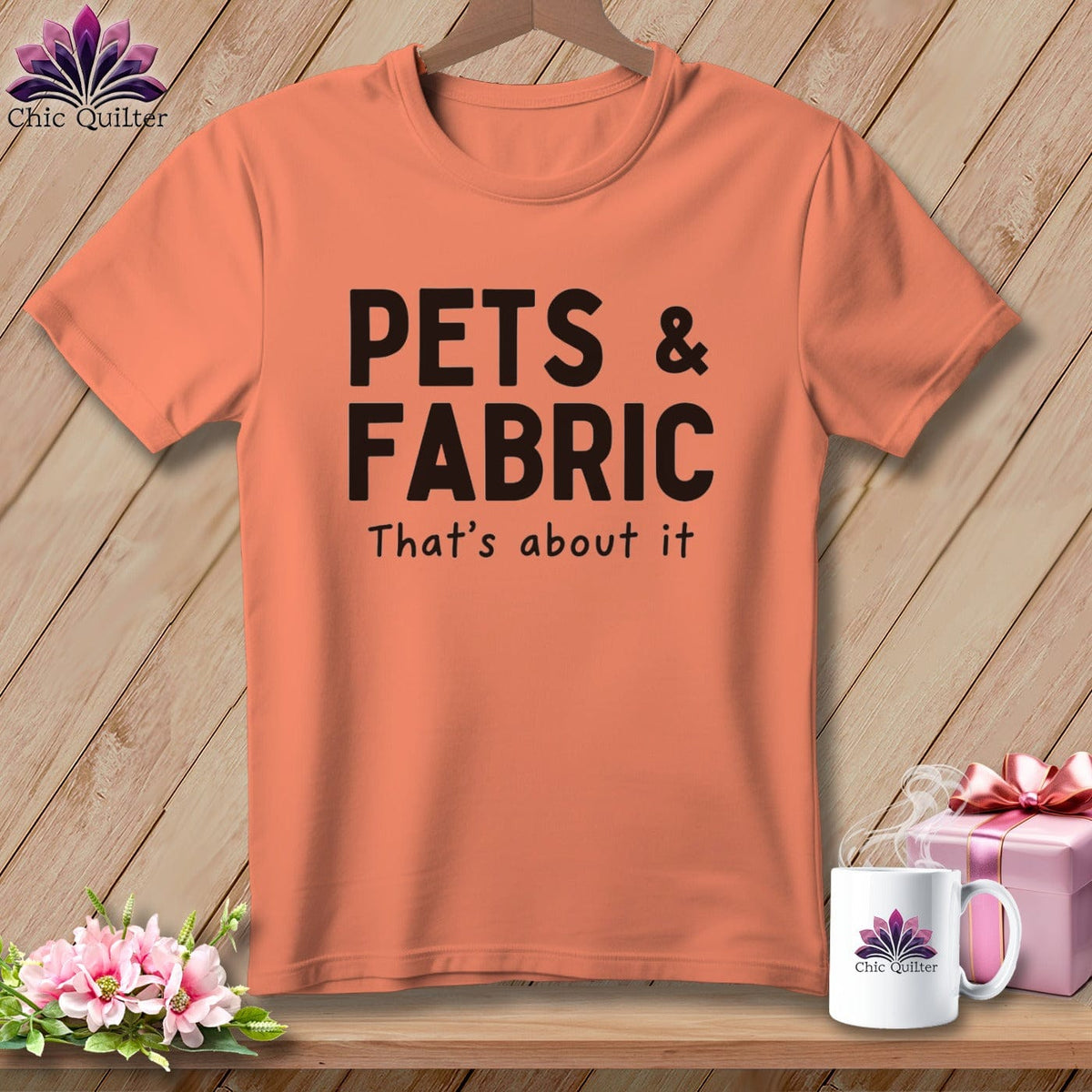 MyDesigns Physical Item S / Heather Sunset Pets & Fabric ~ That’s About It ~ Relaxed Fit Tee