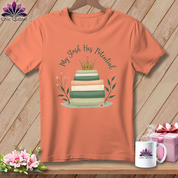 MyDesigns Physical Item S / Heather Sunset Potential ~ Relaxed Fit Tee