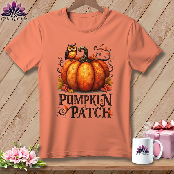 MyDesigns Physical Item S / Heather Sunset Pumpkin Patch ~ Relaxed Fit Tee