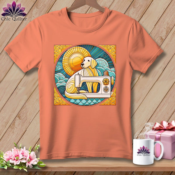 MyDesigns Physical Item S / Heather Sunset Puppy Companion ~ Relaxed Fit Tee