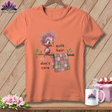 MyDesigns Physical Item S / Heather Sunset Quilt Hair Don’t Care ~ Pip Patchlet ~ Relaxed Fit Tee