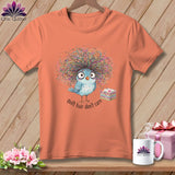 MyDesigns Physical Item S / Heather Sunset Quilt Hair Don’t Care ~ Puffin Bea ~ Relaxed Fit Tee