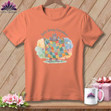 MyDesigns Physical Item S / Heather Sunset Quilts Belong Everywhere! ~ Relaxed Fit Tee