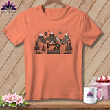 MyDesigns Physical Item S / Heather Sunset Quited Kitty Nights ~ Relaxed Fit Tee