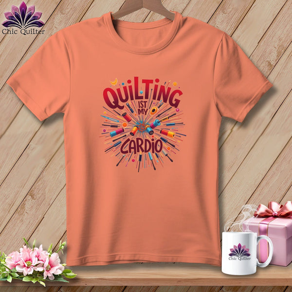 MyDesigns Physical Item S / Heather Sunset Quiting Power ~ Relaxed Fit Tee