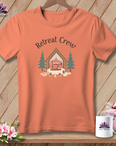 MyDesigns Physical Item S / Heather Sunset Retreat Crew Cabin ~ Relaxed Fit Tee