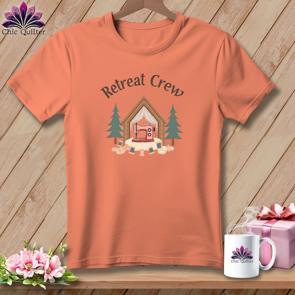 MyDesigns Physical Item S / Heather Sunset Retreat Crew Cabin ~ Relaxed Fit Tee