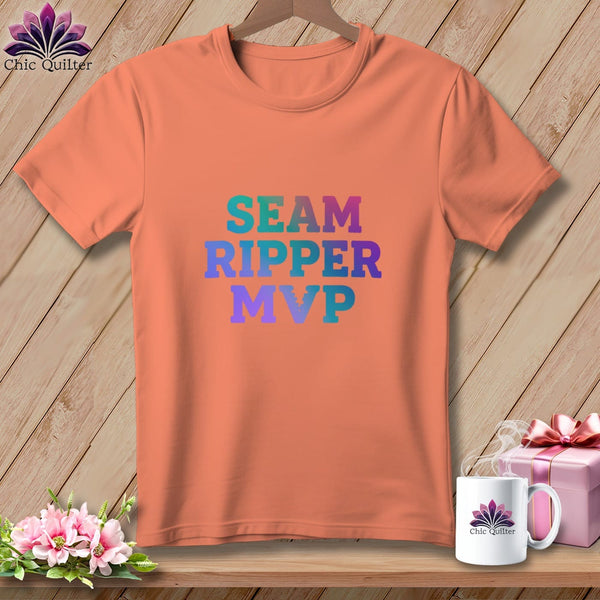 MyDesigns Physical Item S / Heather Sunset Seam Ripper MVP ~ Relaxed Fit Tee