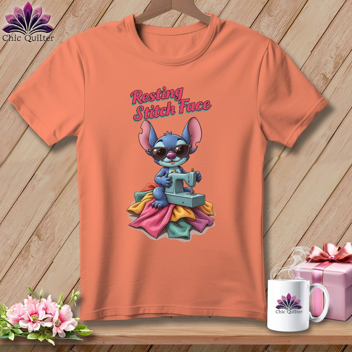 MyDesigns Physical Item S / Heather Sunset Snither Stitcher - Resting Stitch Face ~ Relaxed Fit Tee