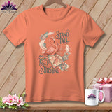 MyDesigns Physical Item S / Heather Sunset Stand Tall And Quilt ~ Relaxed Fit Tee