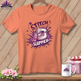MyDesigns Physical Item S / Heather Sunset Stitch Slapped ~ Relaxed Fit Tee