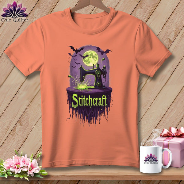 MyDesigns Physical Item S / Heather Sunset Stitchcraft ~ Relaxed Fit Tee