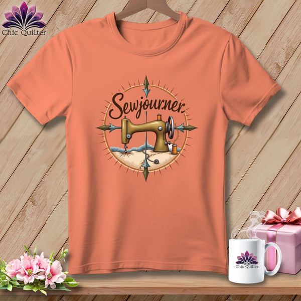 MyDesigns Physical Item S / Heather Sunset Stitchers Journey ~ Relaxed Fit Tee