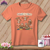 MyDesigns Physical Item S / Heather Sunset SupberB Owl Party Win ~ Relaxed Fit Tee