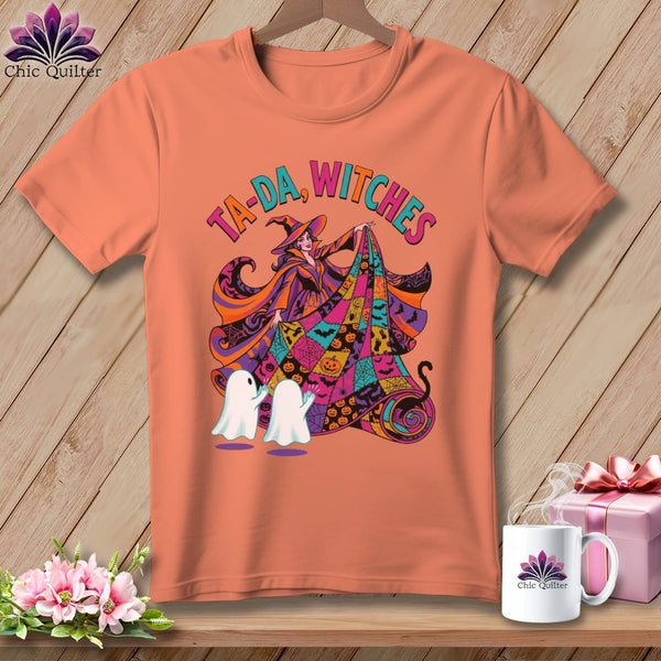 MyDesigns Physical Item S / Heather Sunset Ta-Da, Witches ~ Relaxed Fit Tee
