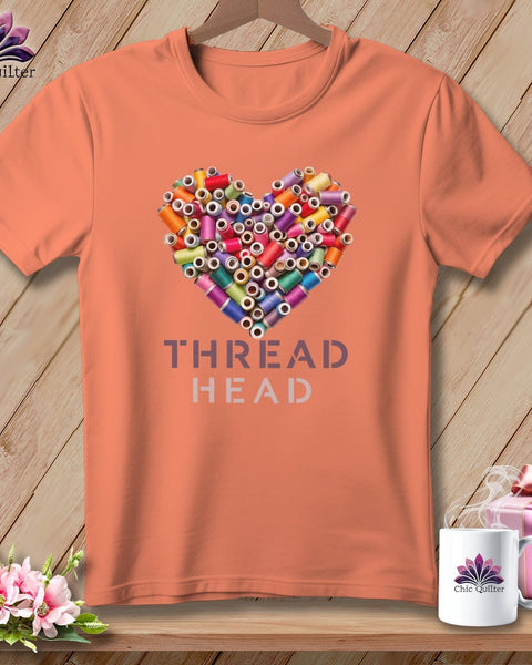 MyDesigns Physical Item S / Heather Sunset Thread Head ~ Relaxed Fit Tee