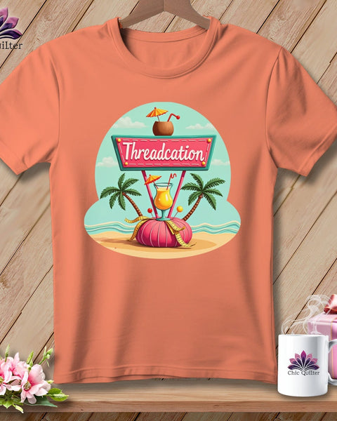 MyDesigns Physical Item S / Heather Sunset Threadcation ~ Relaxed Fit Tee