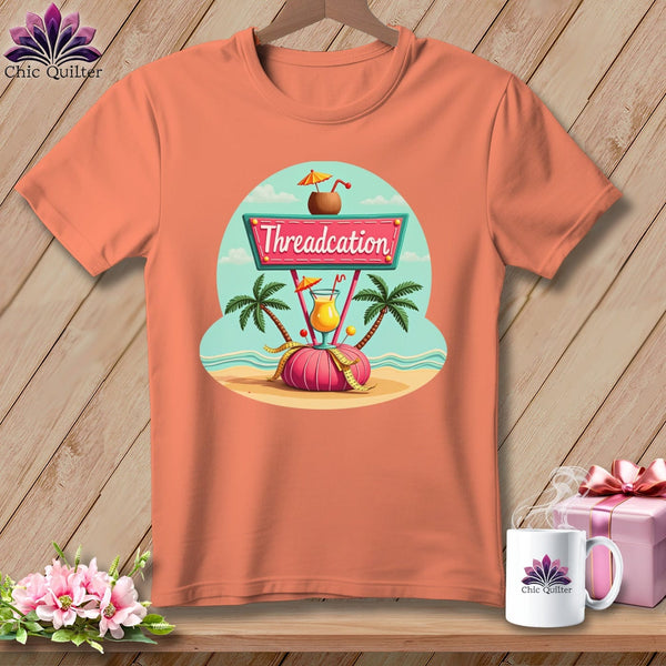 MyDesigns Physical Item S / Heather Sunset Threadcation ~ Relaxed Fit Tee