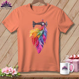 MyDesigns Physical Item S / Heather Sunset Threaded Wings ~ Relaxed Fit Tee