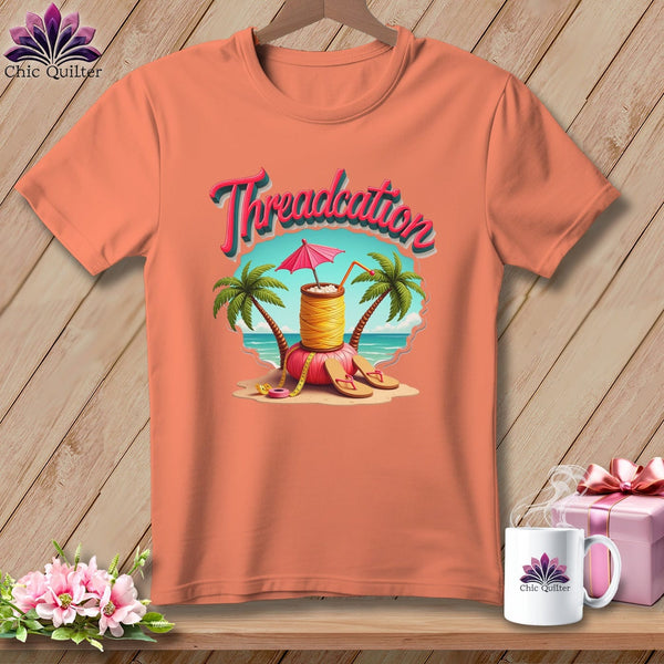MyDesigns Physical Item S / Heather Sunset Tropical Threads ~ Relaxed Fit Tee