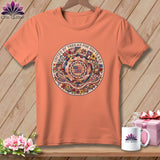 MyDesigns Physical Item S / Heather Sunset United By Thread For 250 Years American Quilters America 250 ~ Relaxed Fit Tee