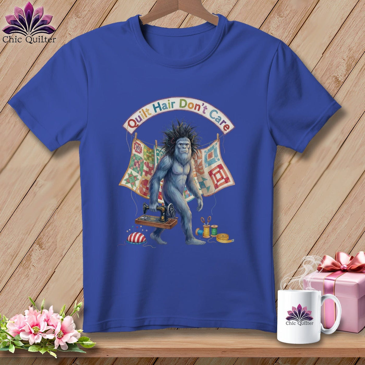 MyDesigns Physical Item S / Heather True Royal Big Foot's Hairy Adventure ~ Relaxed Fit Tee