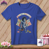MyDesigns Physical Item S / Heather True Royal Big Foot's Hairy Adventure ~ Relaxed Fit Tee