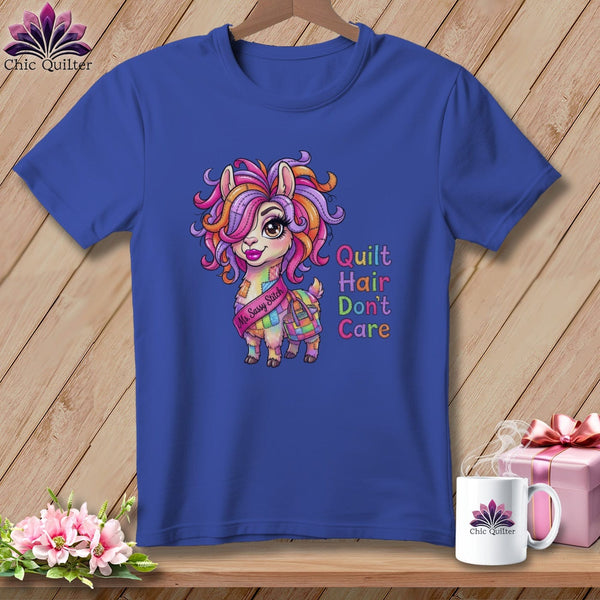 MyDesigns Physical Item S / Heather True Royal Big Stitches Big Heart ~ Relaxed Fit Tee
