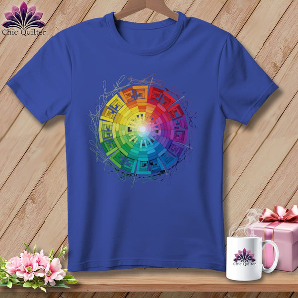MyDesigns Physical Item S / Heather True Royal Bright Mandala ~ Relaxed Fit Tee