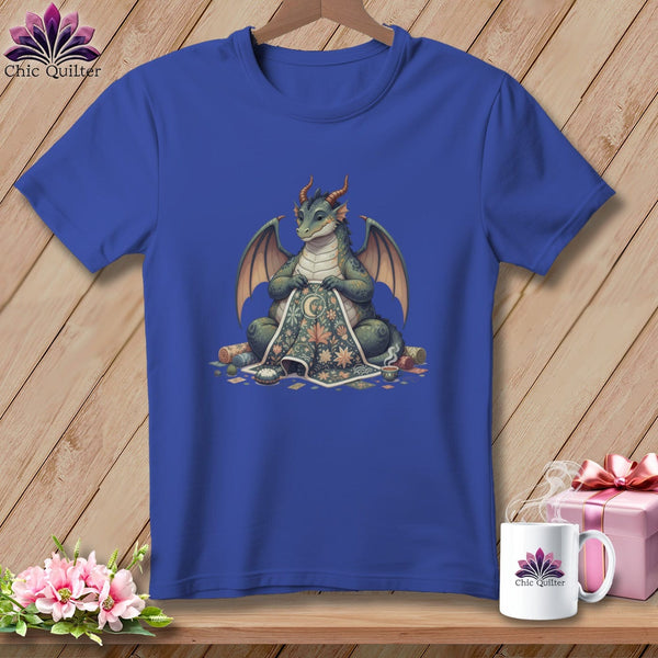 MyDesigns Physical Item S / Heather True Royal Draggin' My Quiltin' ~ Relaxed Fit Tee