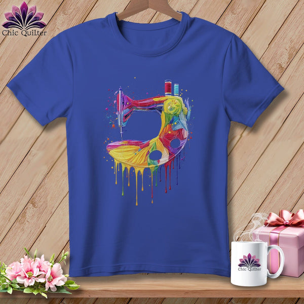 MyDesigns Physical Item S / Heather True Royal Dripping with Color ~ Relaxed Fit Tee