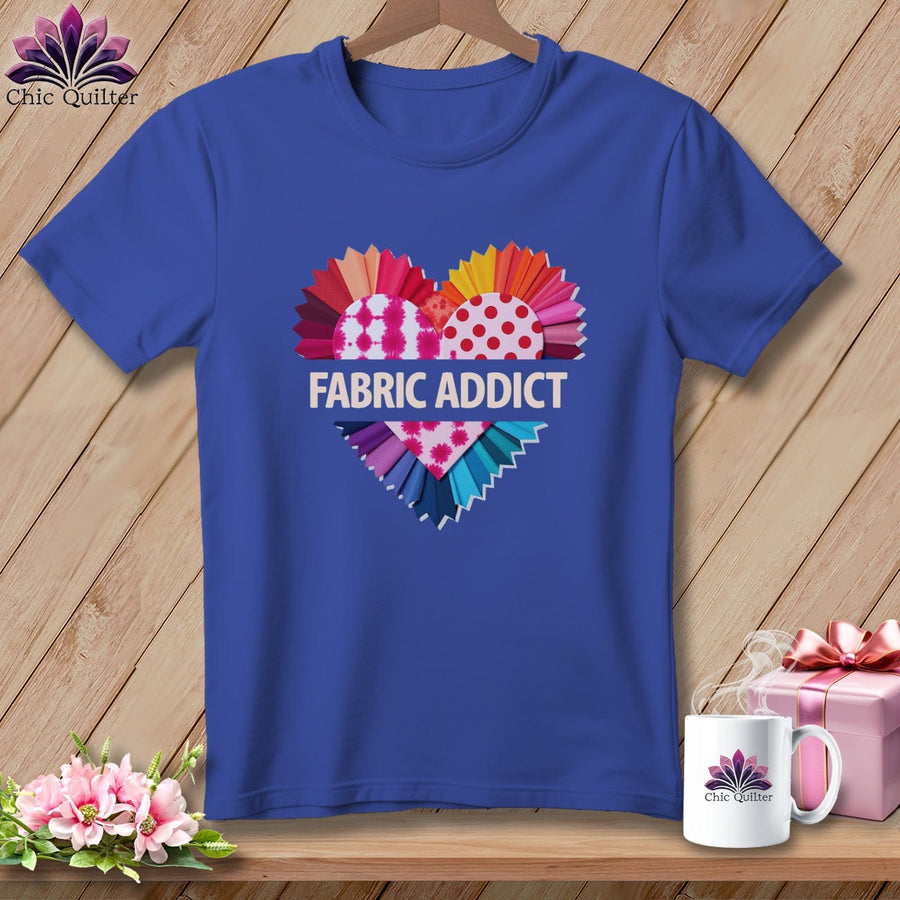 MyDesigns Physical Item S / Heather True Royal Fabric Adict ~ Relaxed Fit Tee