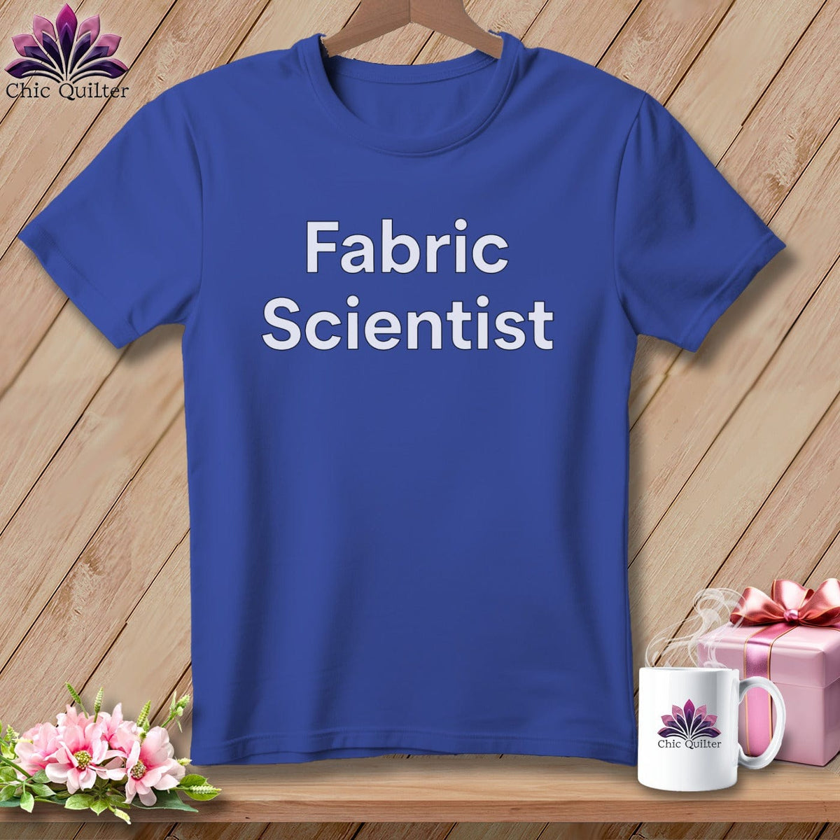 MyDesigns Physical Item S / Heather True Royal Fabric Scientist ~ Relaxed Fit Tee