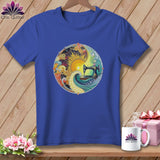 MyDesigns Physical Item S / Heather True Royal Fabric Universe ~ Relaxed Fit Tee