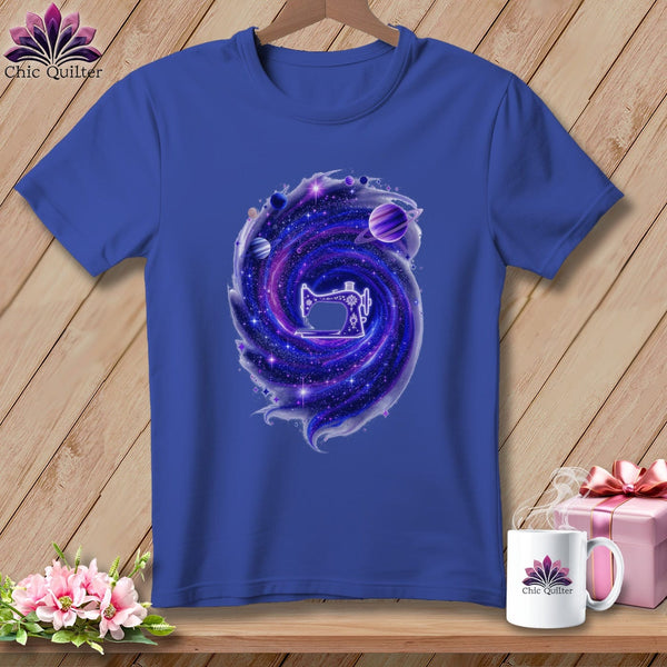 MyDesigns Physical Item S / Heather True Royal Galaxy Stitcher ~ Relaxed Fit Tee