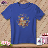 MyDesigns Physical Item S / Heather True Royal Lady Stitcher ~ Relaxed Fit Tee