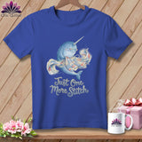 MyDesigns Physical Item S / Heather True Royal Narwhal Stitching ~ Relaxed Fit Tee